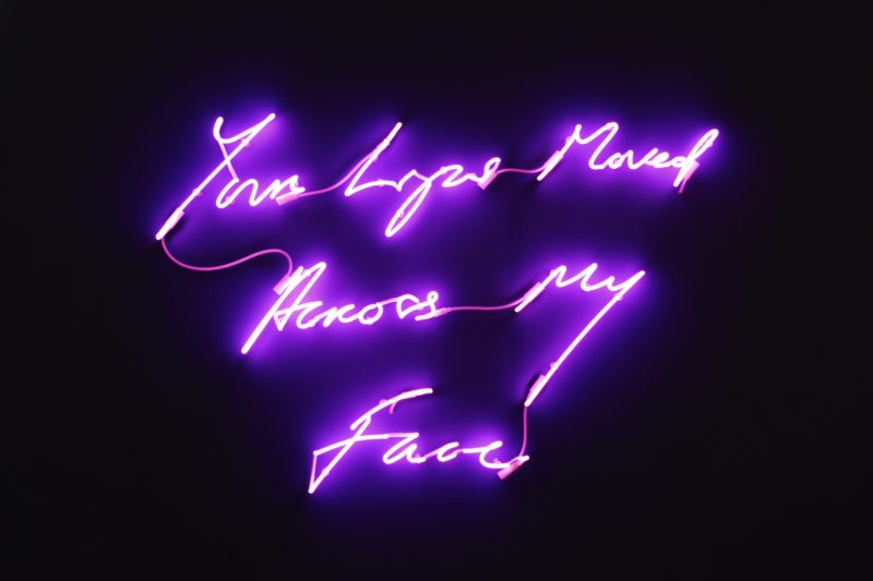 Tracey Emin - Your Lips Moved Across My Face, 2015