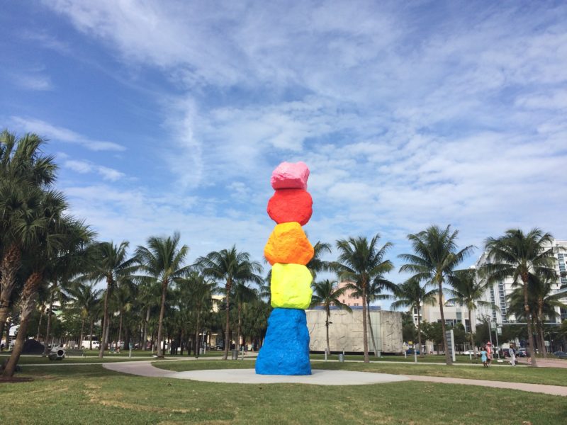 Ugo Rondinone, Miami Mountain, The Bass, Miami Beach, 2016