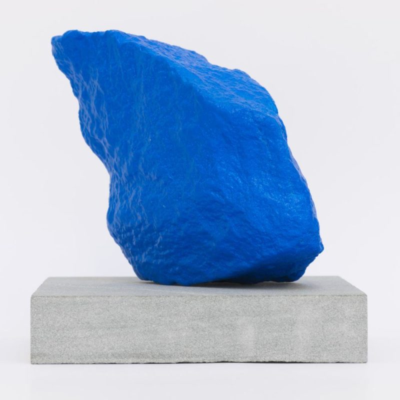 Ugo Rondinone - Unique Stone Sculpture Blue