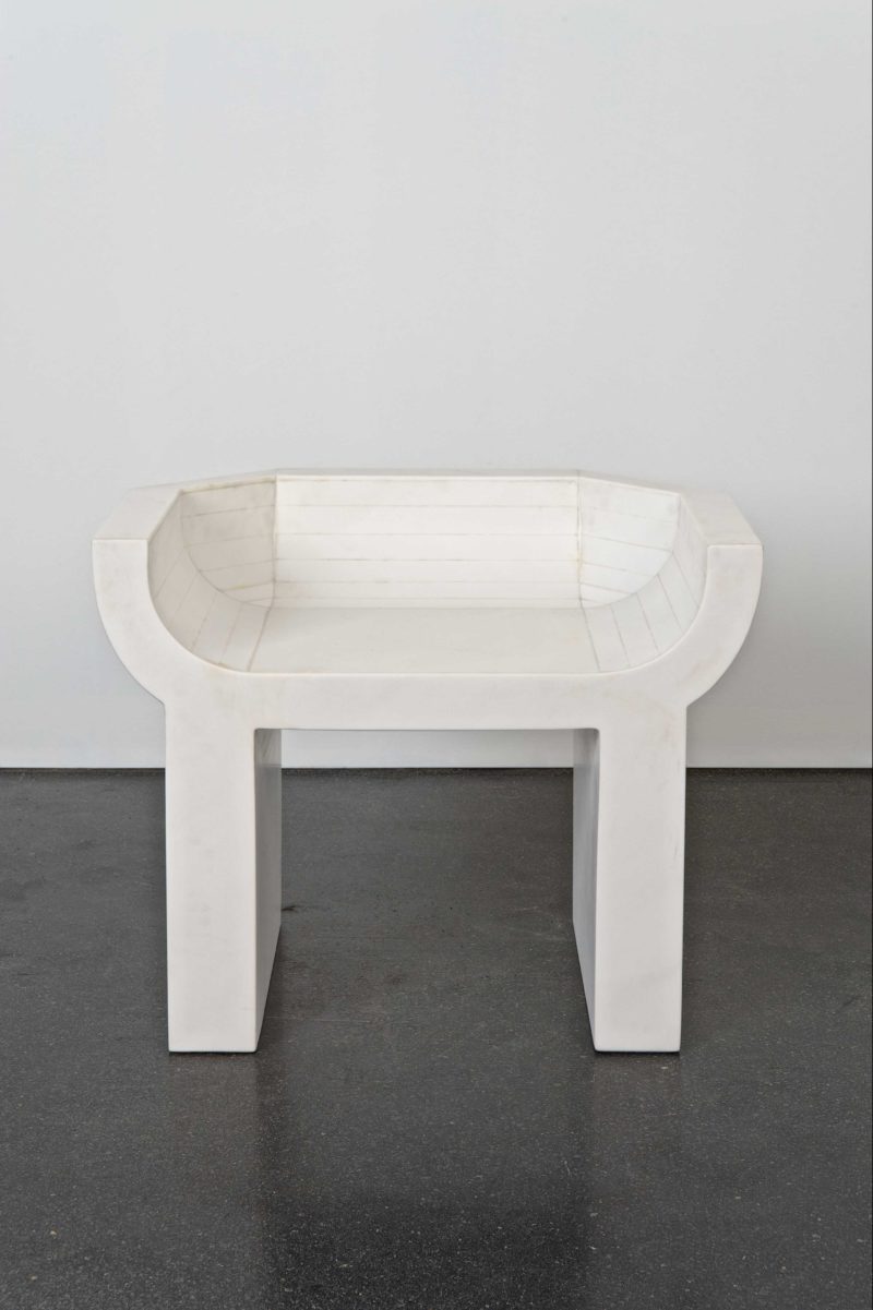 Rick Owens - Curial, 2009, White Marble, Edition of 8, 66x83x60c