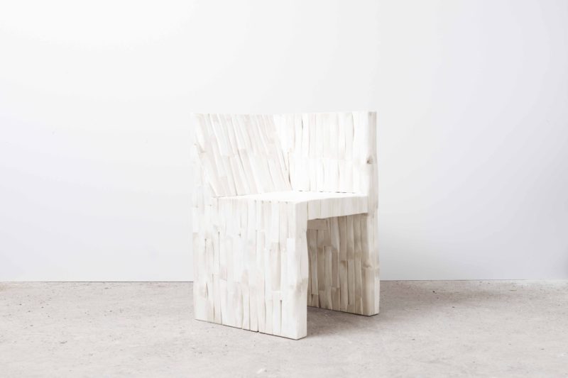 Rick Owens - Half Box (Ox Bone), 2011, Black Plywood, Edition of 50, 77x50x50cm