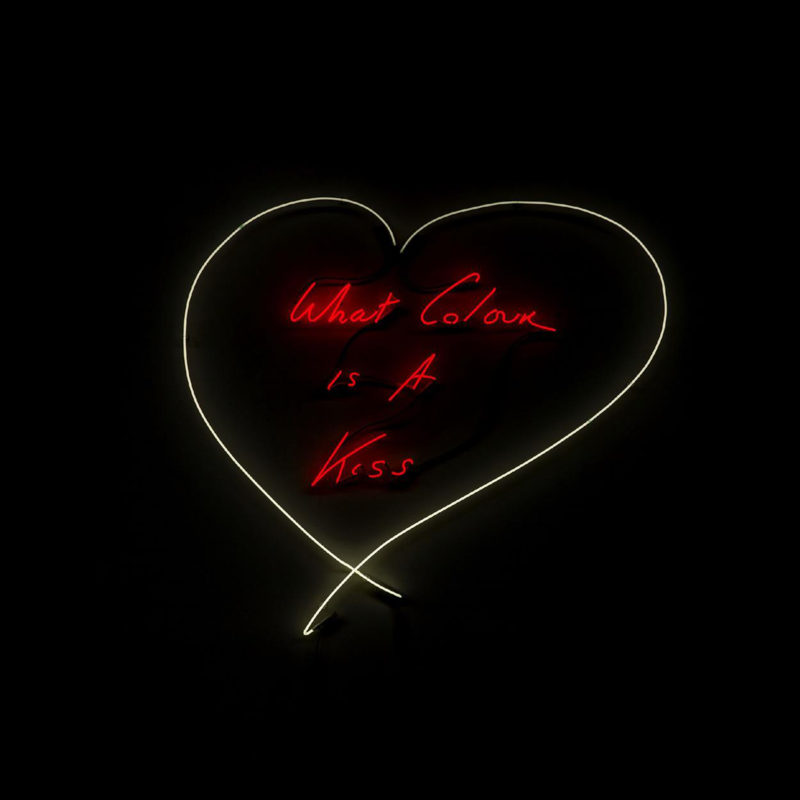 Tracey Emin - What Colour is a Kiss, Neon, 2015