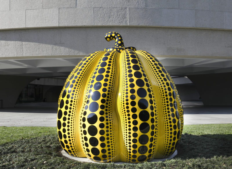 Yayoi Kusama - Pumpkin, 2016, Hirshhorn Museum and Sculpture Garden, Photo Cathy Carver