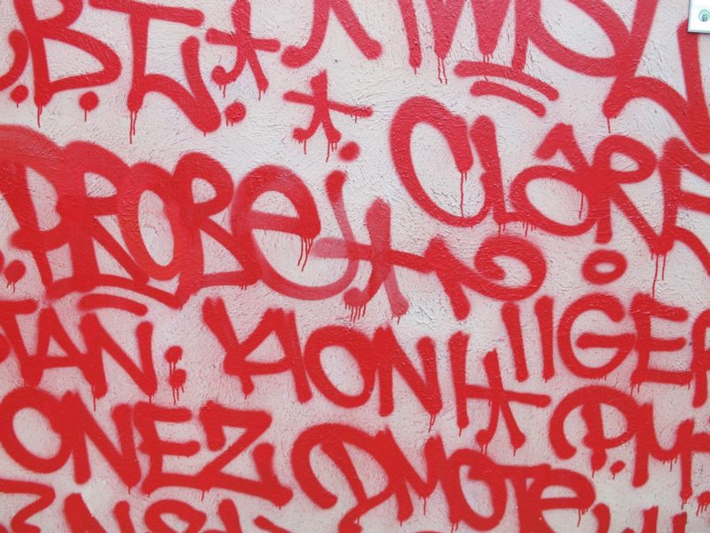 Barry McGee - Tag Mural in Sydney, Australia, 2011-2012, Tank Stream Way - Detail