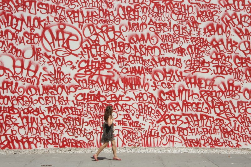 Barry McGee – Detail of mural on Houston and Bowery, New York, 2010