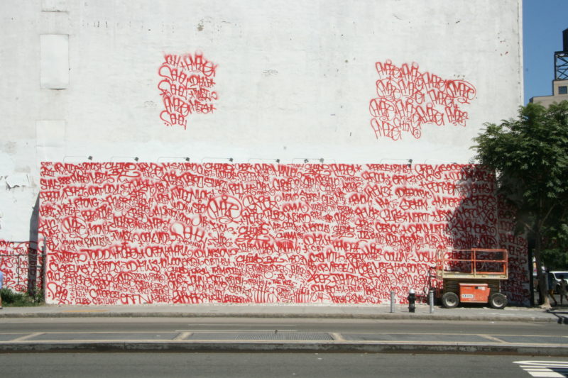 Barry McGee – Mural on Houston and Bowery, New York, 2010