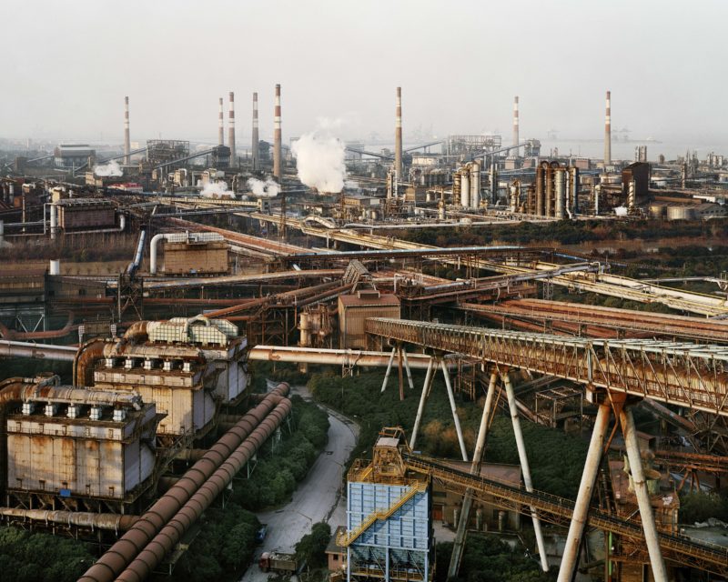 Edward Burtynsky - Bao Steel #2, Shanghai, China, 2005