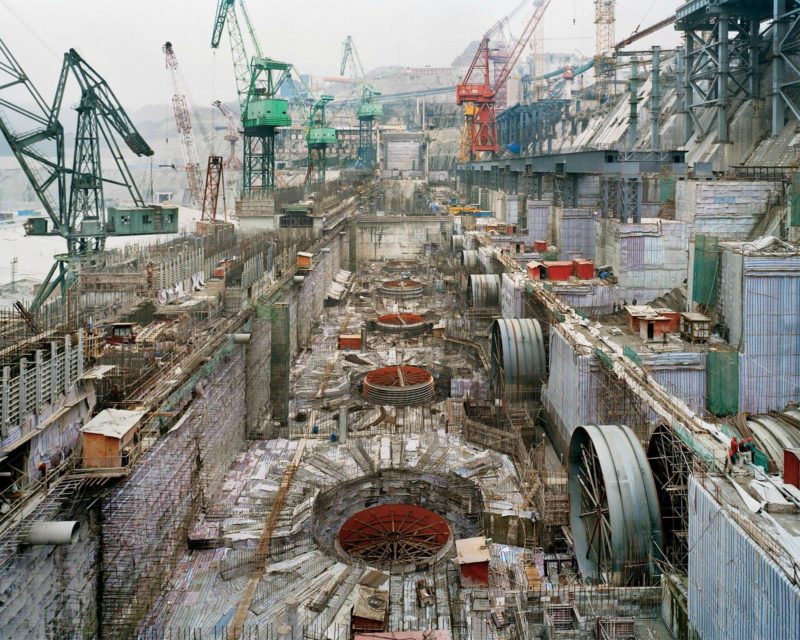 Edward Burtynsky - Dam #6, Three Gorges Dam Project, Yangtze River, 2005