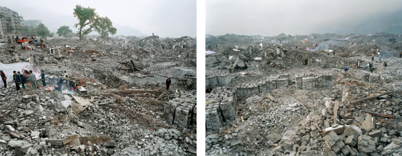 Edward Burtynsky - Feng Jie #3 & 4, Three Gorges Dam Project, Yangtze River, 2002