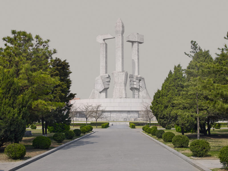 Eddo Hartmann - North Korea - Setting the Stage - Pyongyang - Party Foundation Monument, 2014