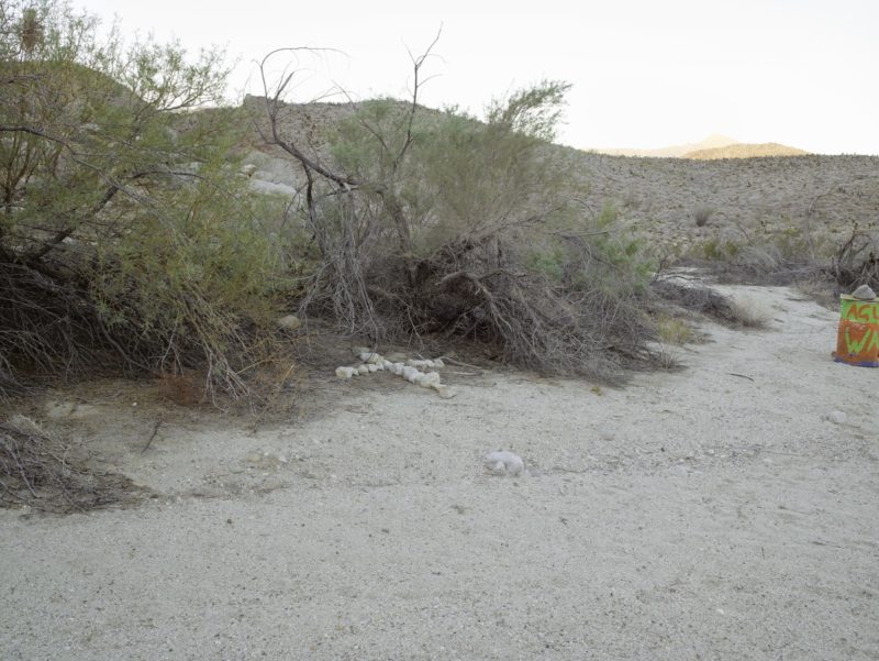 Richard Misrach - Migrant grave site, Carrizo Creek Gorge, California, 2014
