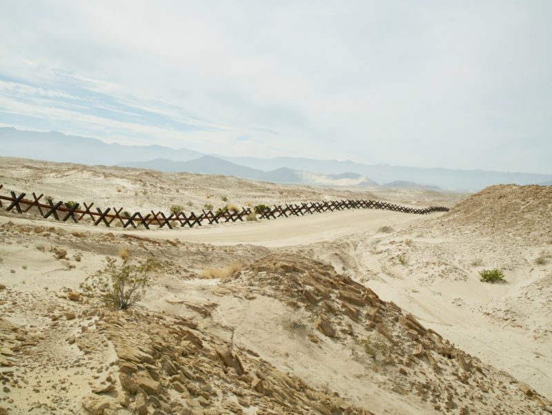 Richard Misrach - Normandy Wall Near Ocotillo, California, 2015