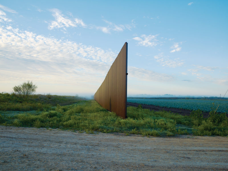 Richard Misrach - Wall, Brownsville, Texas, 2015