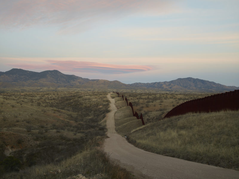 Richard Misrach - Wall, East of Nogales, 2015