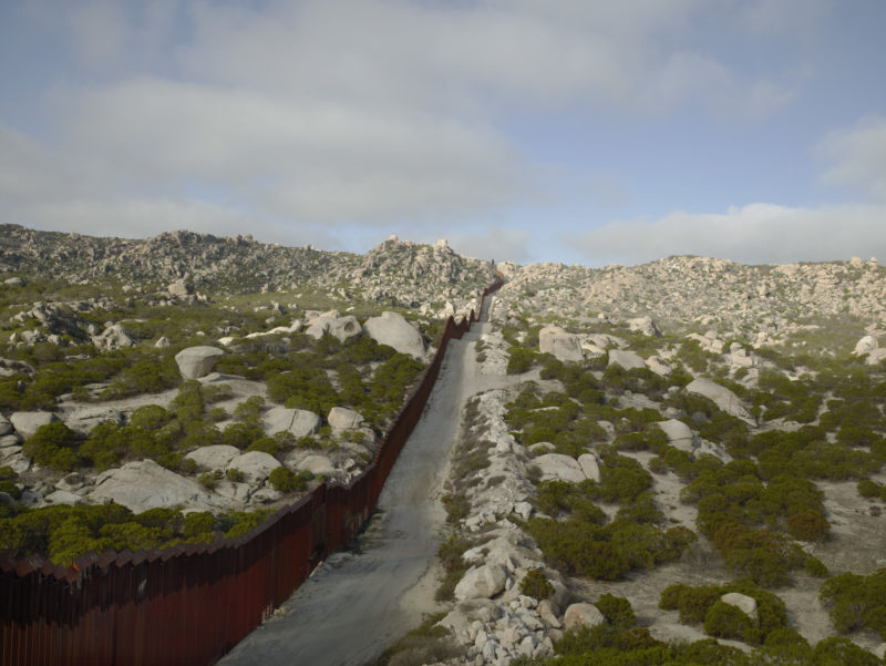 Richard Misrach - Wall, Tierra Del Sol, California, 2015