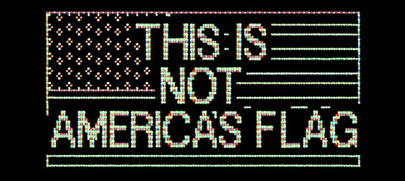 Alfredo Jaar - This Is Not America's Flag