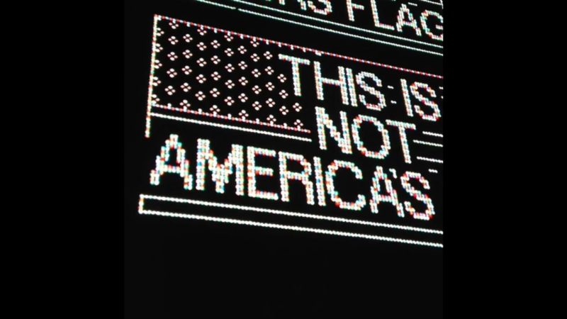 Alfredo Jaar - This Is Not America's Flag, video still