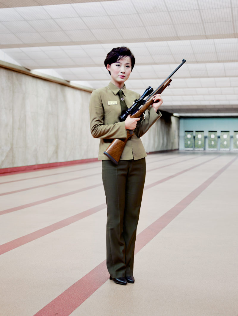 Eddo Hartmann - Gun instructor, Maeri shooting range, Pyongyang, 2015