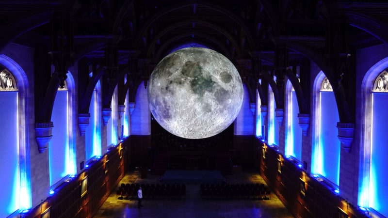 Luke Jerram - Museum of the Moon - University of Bristol Great Hall, Wills Memorial Building, Bristol, 2017 2