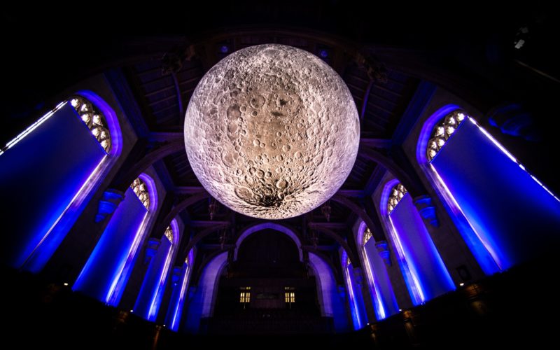 Luke Jerram - Museum of the Moon - University of Bristol Great Hall, Wills Memorial Building, Bristol, 2017