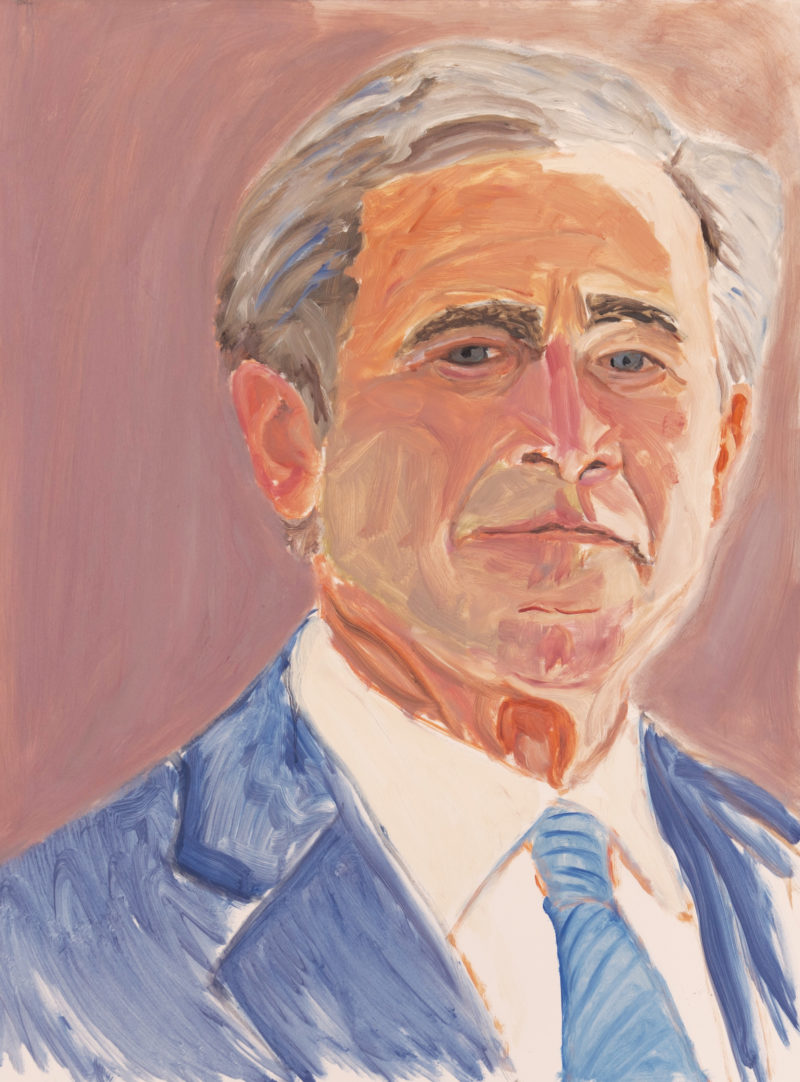 George W. Bush self portrait