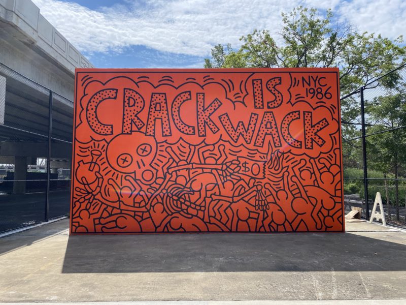 Keith Haring’s Crack is Wack mural – From illegal to protected