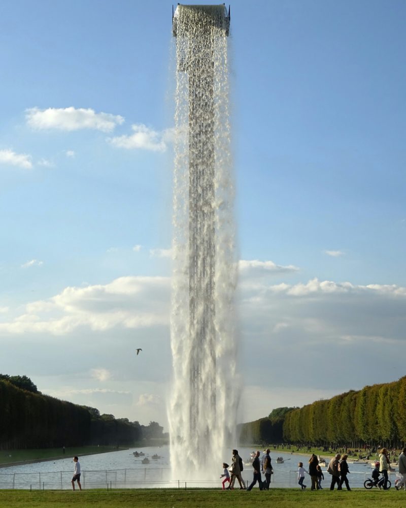 Olafur Eliasson - Waterfall, 2016, Chateau de Versailles, Versailles, France, Photo Anders Sune Berg