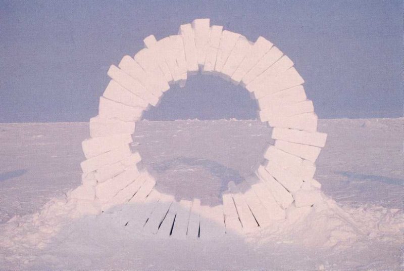 Andy Goldsworthy - Touching North, 1989, part 3 out of 4, North Pole