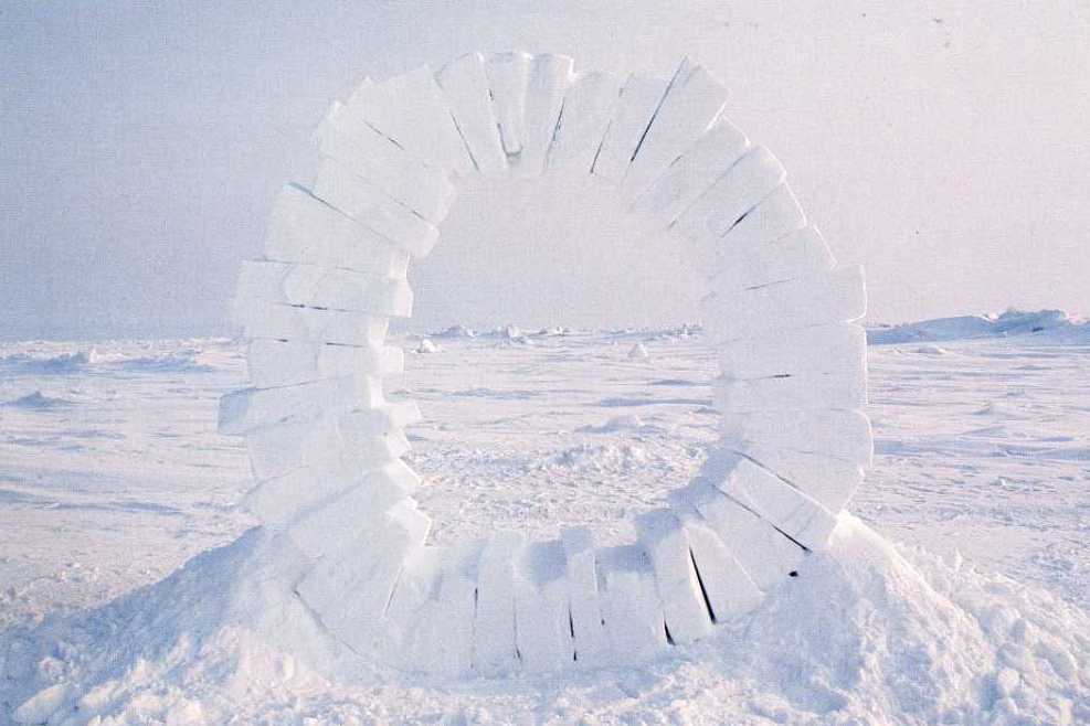 Andy Goldsworthys Four Massive Ice Sculptures At The North Pole