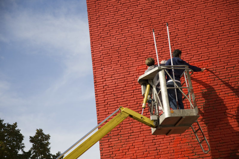 Brad Downey - Mc Donalds mural, 2009, Leuphana University, Lueneburg, Germany