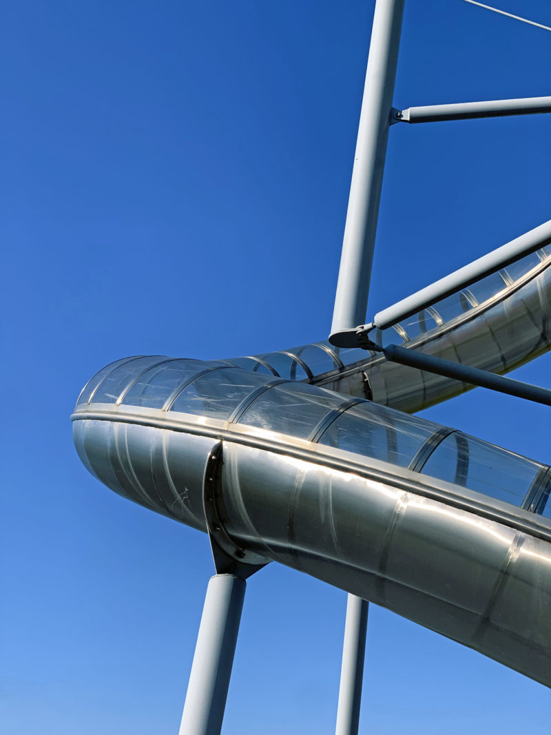 Carsten Höller - Vitra Slide Tower, 2014, installation view Vitra Campus, Weil am Rhein, Germany