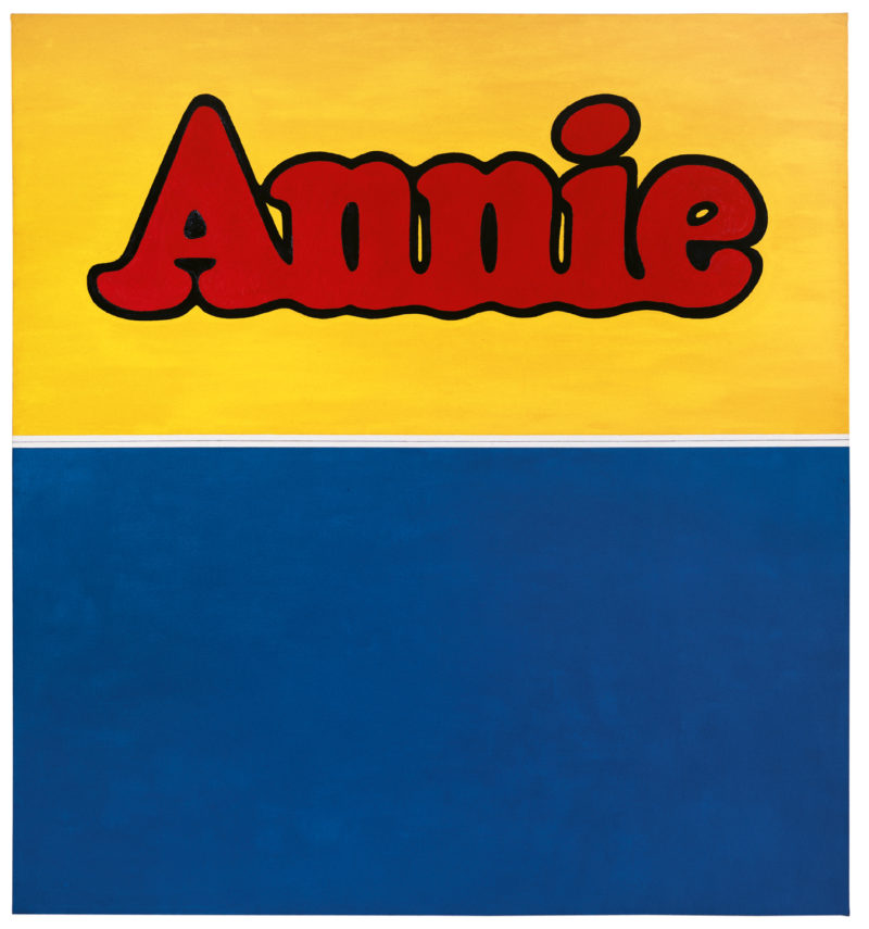 Ed Ruscha - Annie, 1962