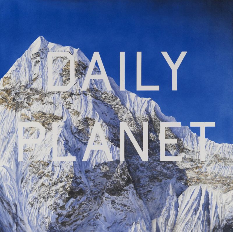 Ed Ruscha - Daily Planet, 2003, Acrylic paint on canvas, 152,9 x 152,9 cm