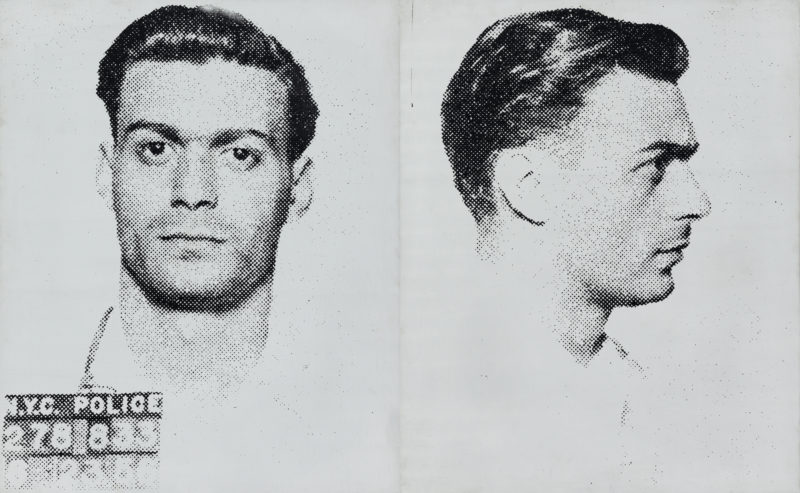 Andy Warhol - Thirteen Most Wanted Men No. 10, Louis Joseph M., 1964. Silkscreen on linen