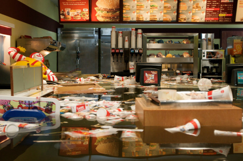 Superflex - Still of Flooded McDonald's, 2009