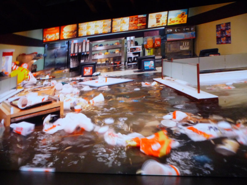 Superflex - Still of Flooded McDonald's, 2009, Peter Blum Gallery in New York