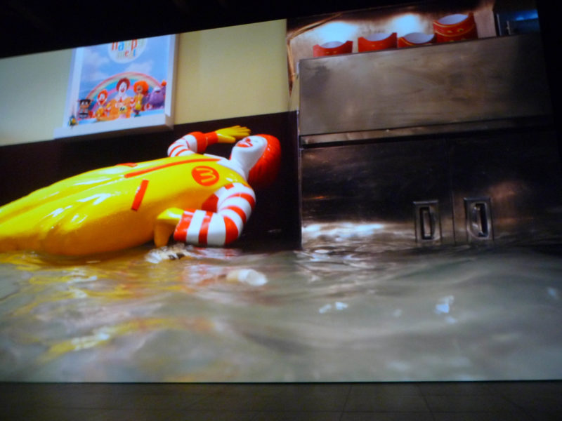 Superflex - Still of Flooded McDonald's, 2009, Peter Blum Gallery in New York