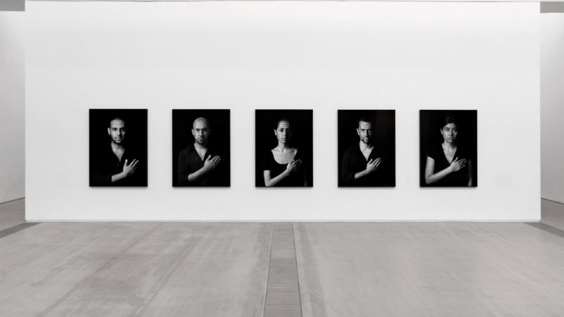 Shirin Neshat - Installation view of The Book of Kings at Faurschou Foundation Beijing. Photo by Jonathan Leijonhufvud