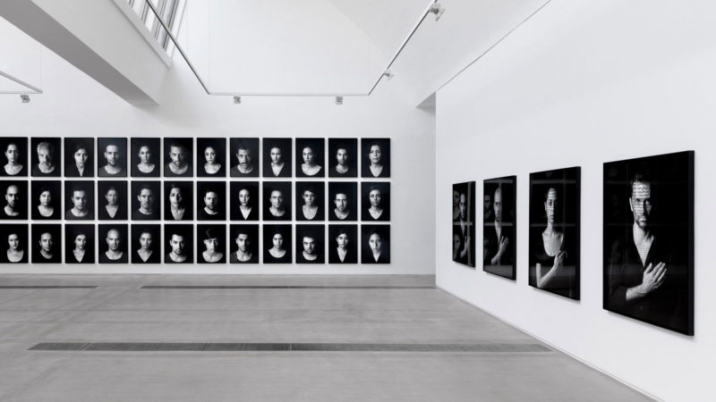 Shirin Neshat - Installation view of The Book of Kings at Faurschou Foundation Beijing. Photo by Jonathan Leijonhufvud