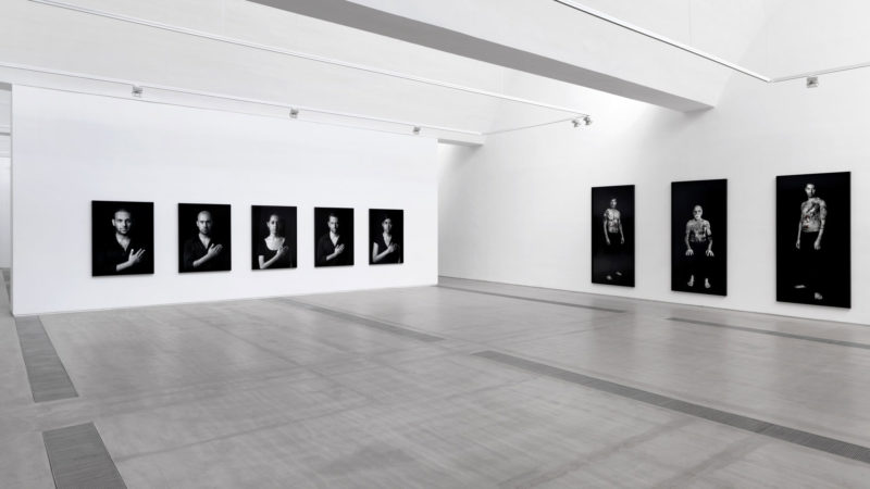 Shirin Neshat - Installation view of The Book of Kings at Faurschou Foundation Beijing. Photo by Jonathan Leijonhufvud