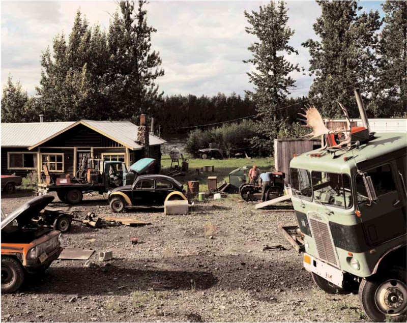 Joel Sternfeld - American Prospects, Barnyard, Kenai, Alaska 1984