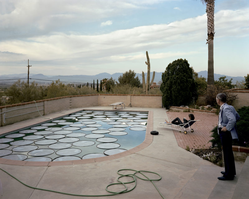 Joel Sternfeld - American Prospects, Solar Pool Petals, Tucson, Arizona, April 1979