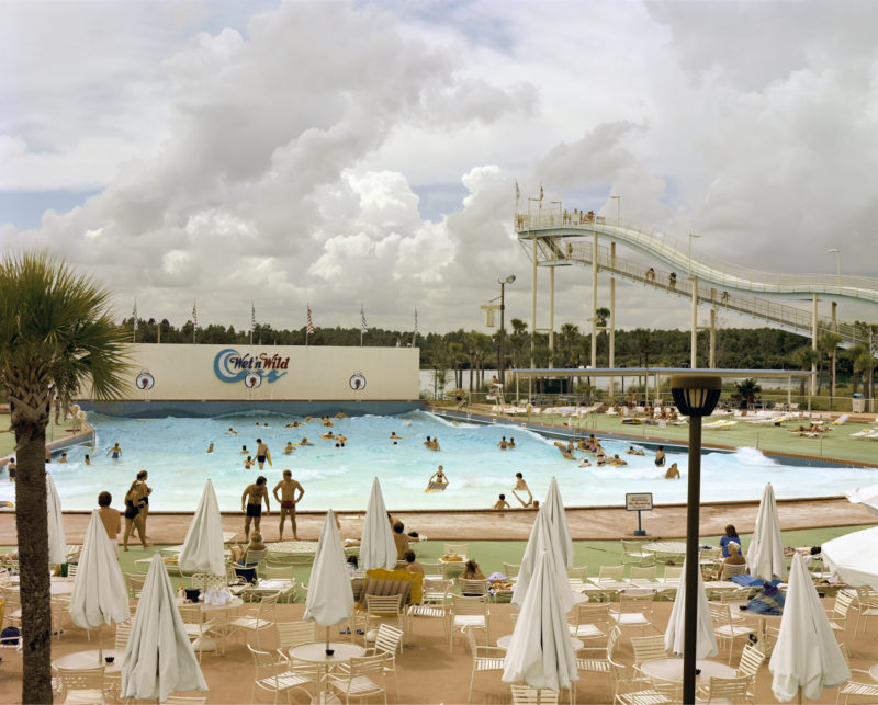 Joel Sternfeld - American Prospects, Wet n’ Wild Aquatic Theme Park, Orlando, Florida, September 1980