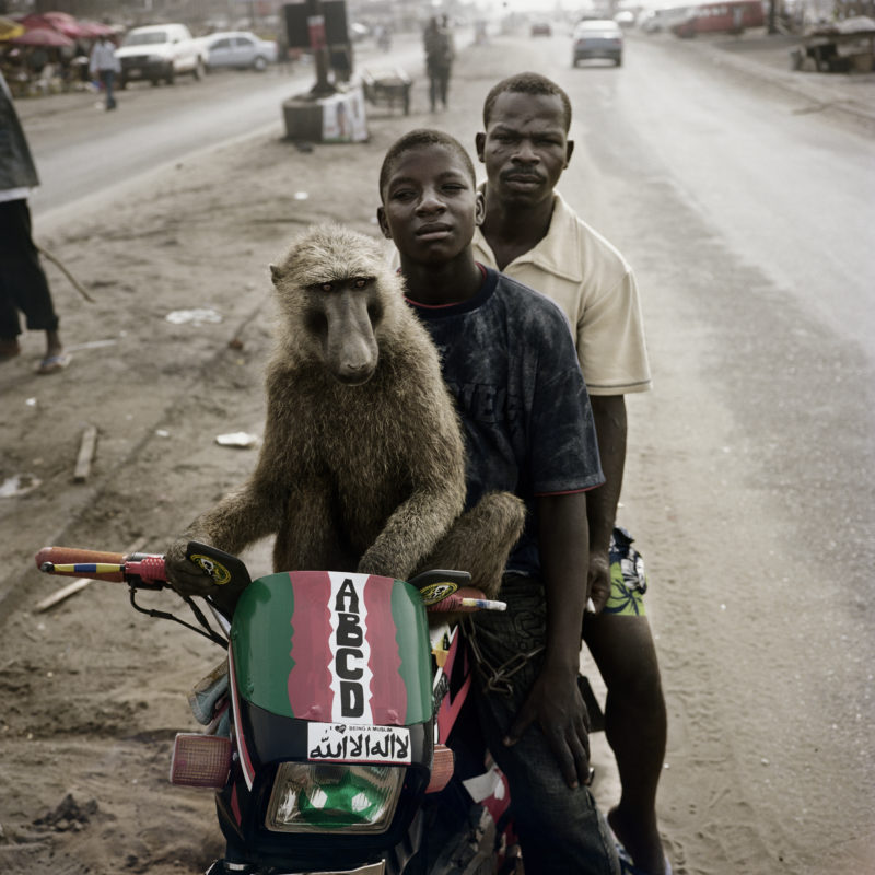 Pieter Hugo - Emeka, motorcyclist and Abdullahi Ahmadu, Asaba, Nigeria 2007