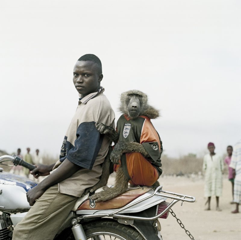 Pieter Hugo - Motorbike rider with Amiloo, Nigeria 2005