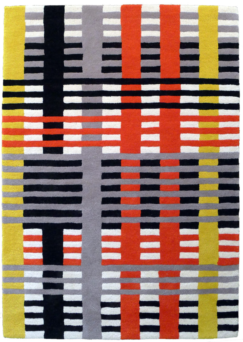 Anni Albers - Design for a 1926 Unexecuted Wallhanging, 1926, Gouache and pencil on reprographic paper, 15 1:8 x 9 7:8 inches (38.4 x 25.1 cm)