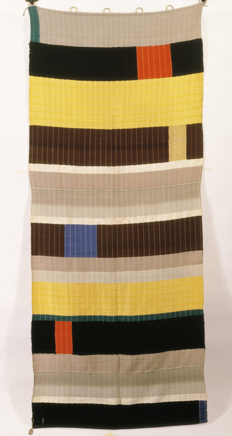 Anni Albers - Wall hanging, 1925, wool and silk, 93 × 373⁄4 in. (236 × 96 cm)
