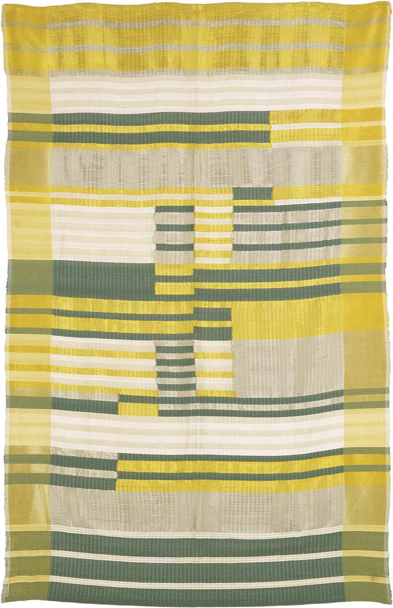 Anni Albers - Wallhanging, 1925, silk, cotton, acetate 50 × 38 in. (127 × 96.5 cm)