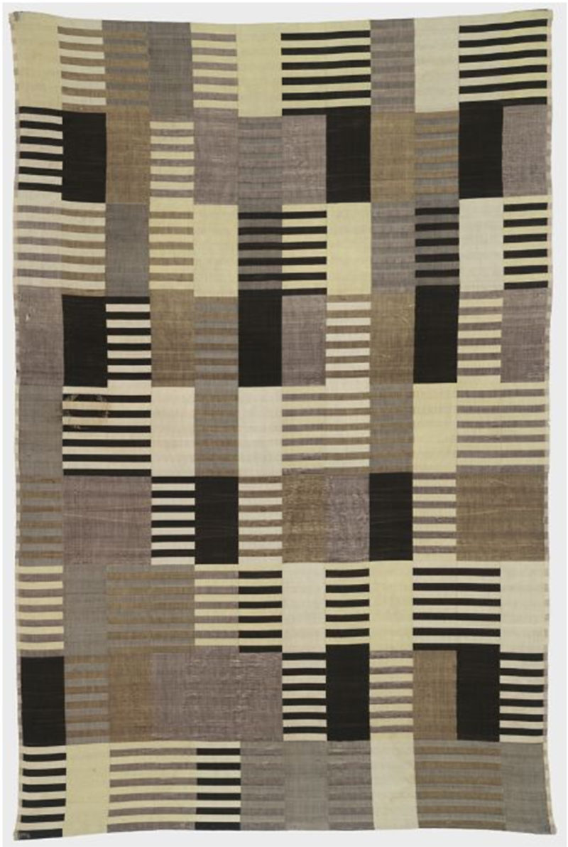 Anni Albers - Wallhanging, 1926, silk 72 × 48 in. (182.9 × 122 cm)