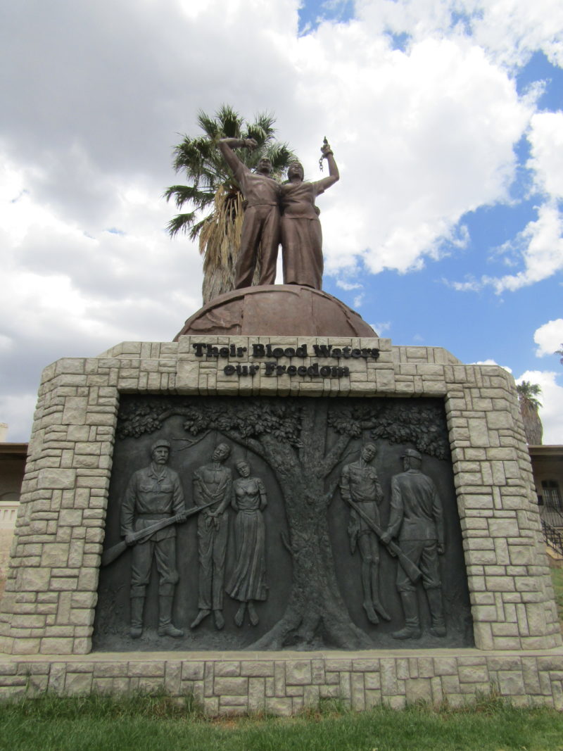 Their Blood Waters Our Freedom, Genocide memorial in front of the Independence Memorial Museum, 2014 – Windhoek, Namibia, photo: 